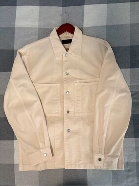 Lemaire Workwear Overshirt Off-White